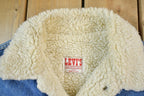 Vintage 1990s Levis Shearling Lined Jean Jacket Made In USA