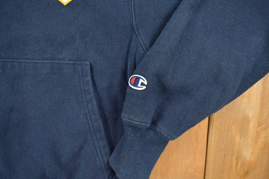 Vintage 1990s Champion Reverse Weave Oilers Hoodie