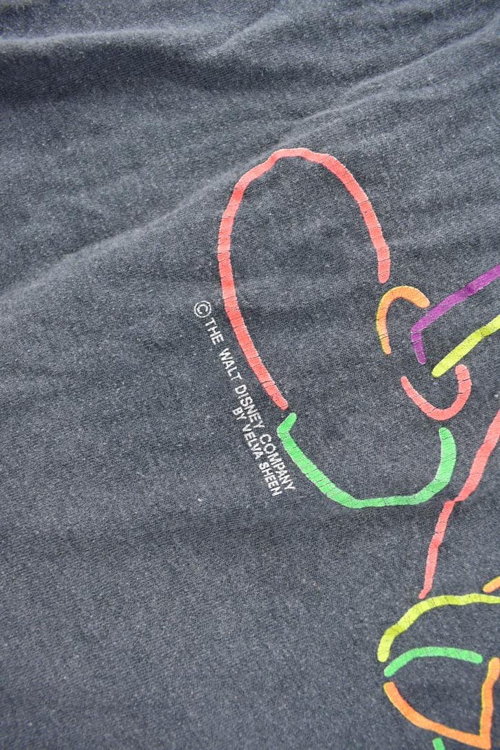 Vintage 1970s Disney Mickey Mouse Florida Graphic T-Shirt Made In USA Single Stitch