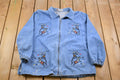 Vintage 1990s Passion-1 Embroidered Denim Jacket