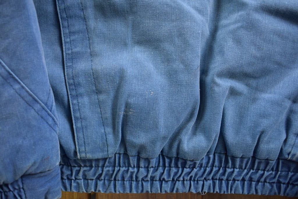 Vintage 1990s Horseradish Blue Button Up Bomber
