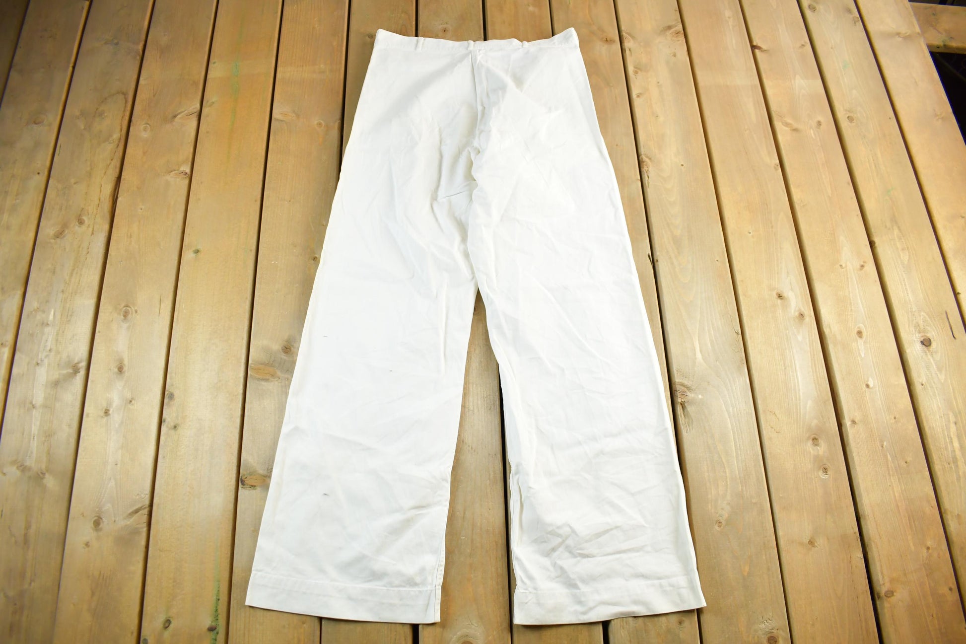 Vintage 1940s Navy Military Bell Bottom Pants Size 32 x 32