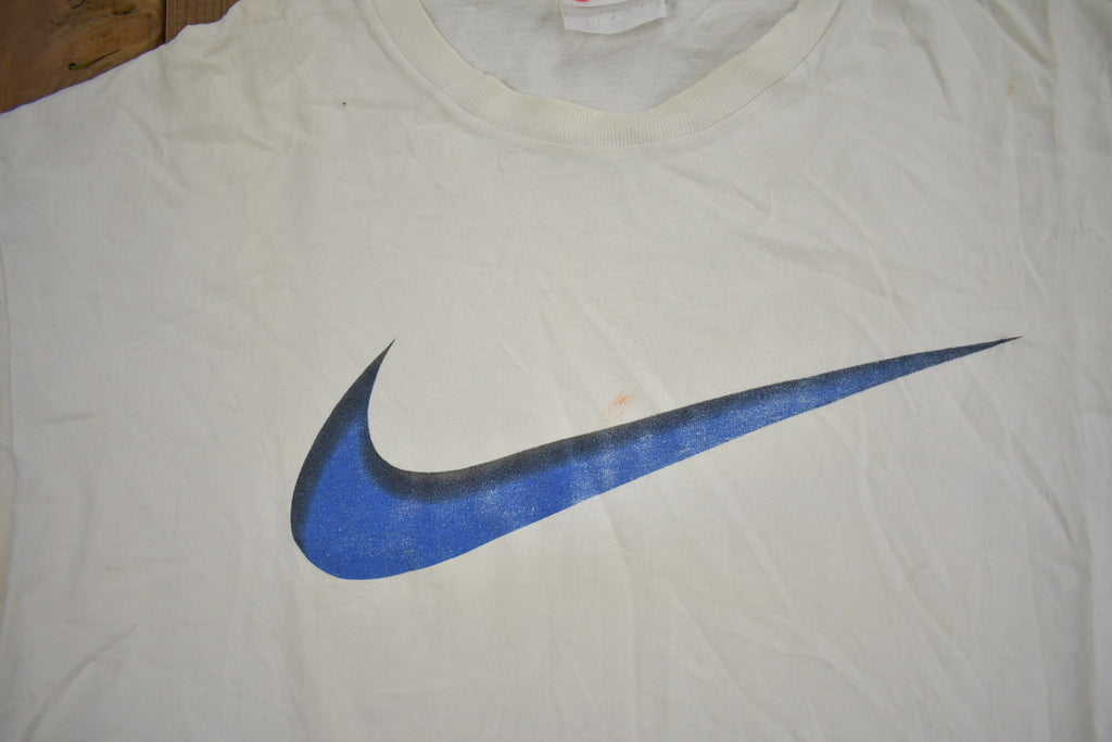 Vintage 1998 Nike Big Swoosh Graphic T-Shirt