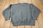 Vintage 1990s Pro Spirit Gray Blank Crewneck Sweatshirt Made In USA