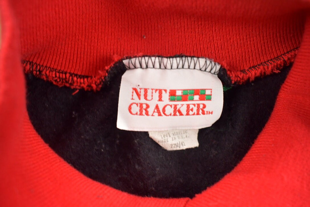 Vintage 1990s Nut Cracker Floral Themed Crewneck Sweatshirt