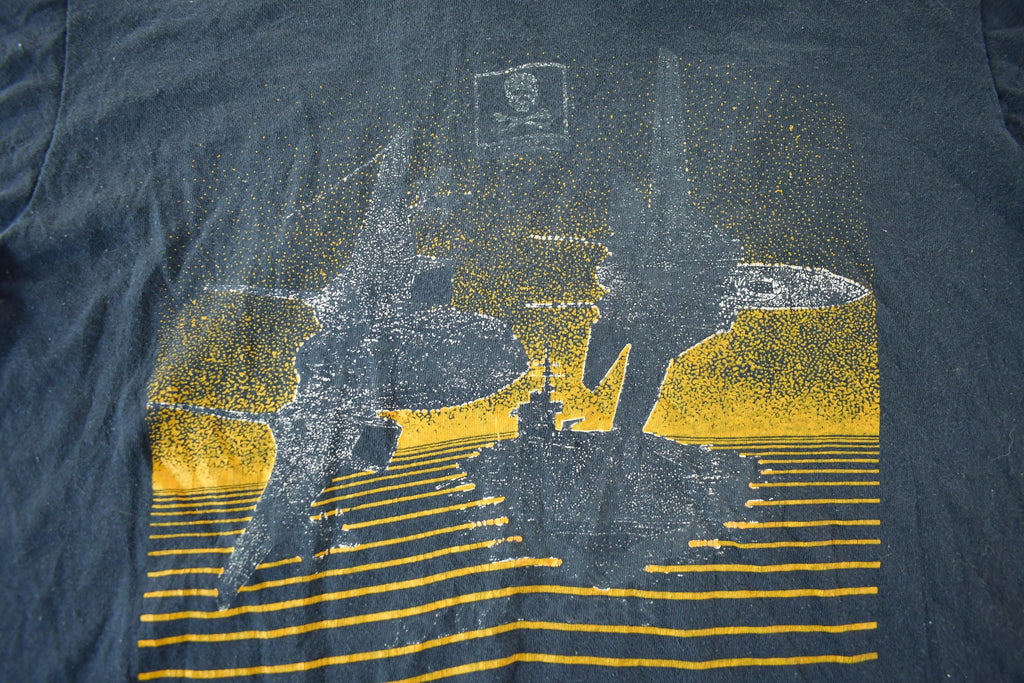 Vintage 1990s F-14 Tomcat Fighter Jet Graphic T-Shirt