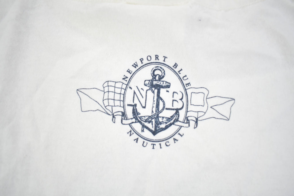 Vintage 1990s New Port Blue Nautical T Shirt