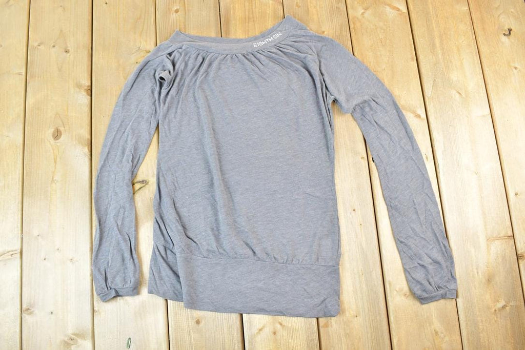 Women Vintage Eighth Sin Y2K T-Shirt / Vigoss Grunge Skull Print / Contrast Stitch / Internet Famous Clothing / Over Dyed