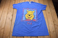 Vintage 1990s Winnie The Pooh Cartoon Blue Pajama T-Shirt
