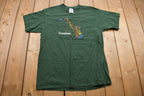 Vintage 1990s Saxophone Graphic T Shirt