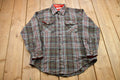 Vintage 1990s Ruggedwear By B.O.G. Plaid Flannel Button Up Shirt