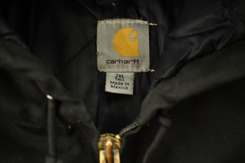 Vintage 1990s Carhartt Zip Up Hooded Jacket