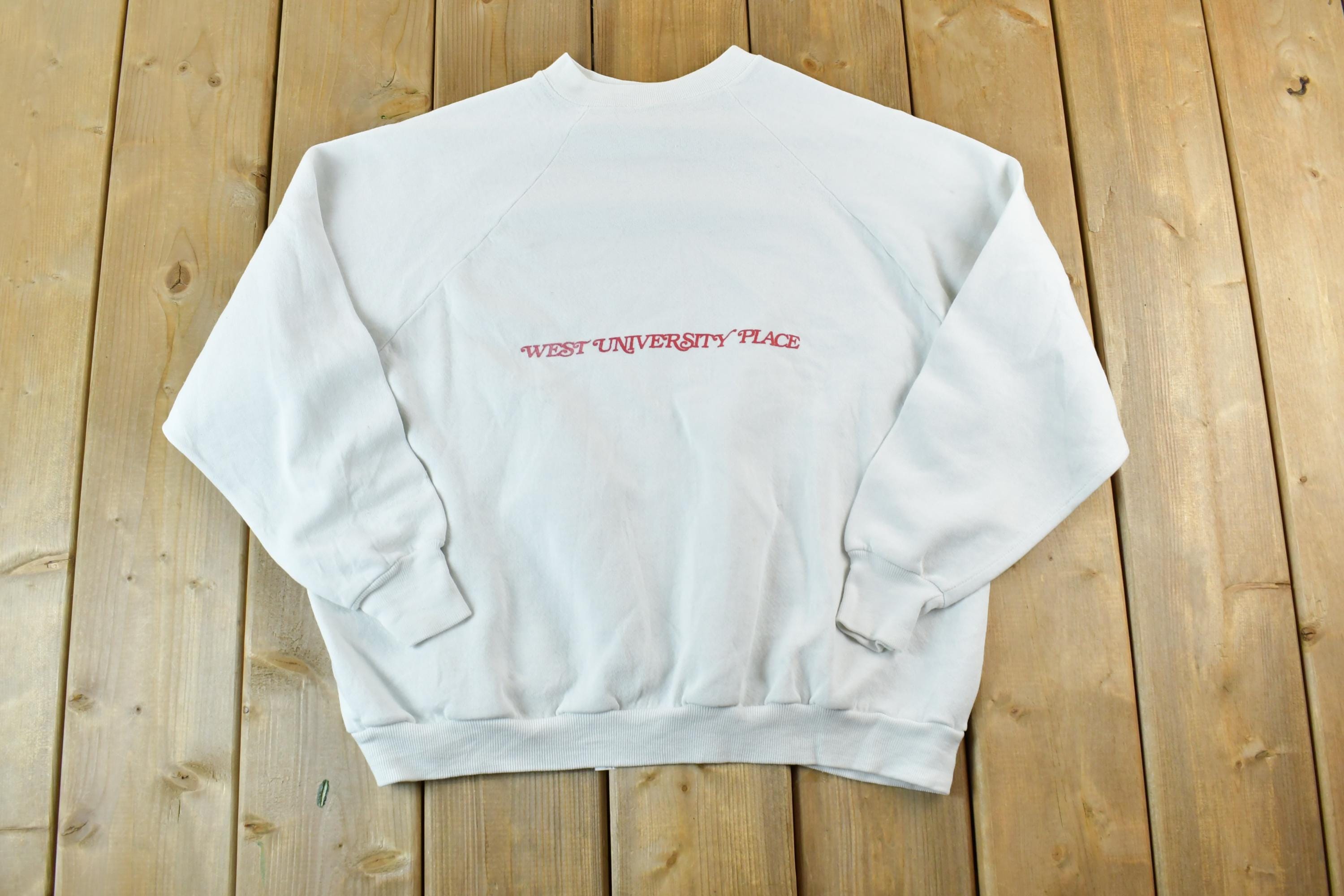 Vintage 1990s West University Place Collegiate Crewneck