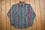 Vintage 1990s St Johns Bay Plaid Button Up Shirt
