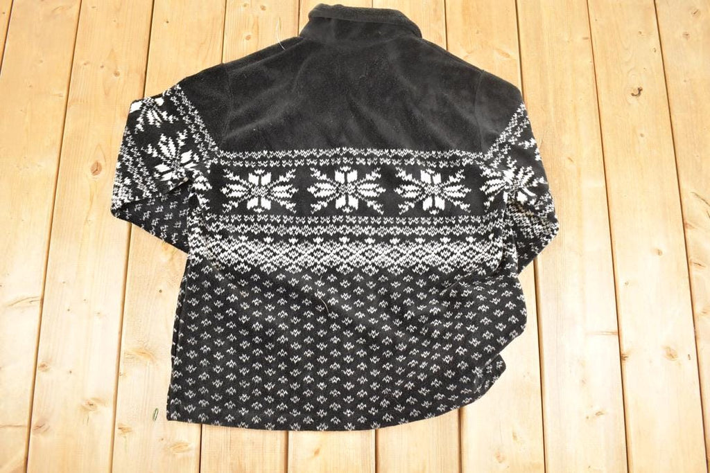 Vintage 1990s Weekend Edition Fleece Outdoorsman Sweater Women's M