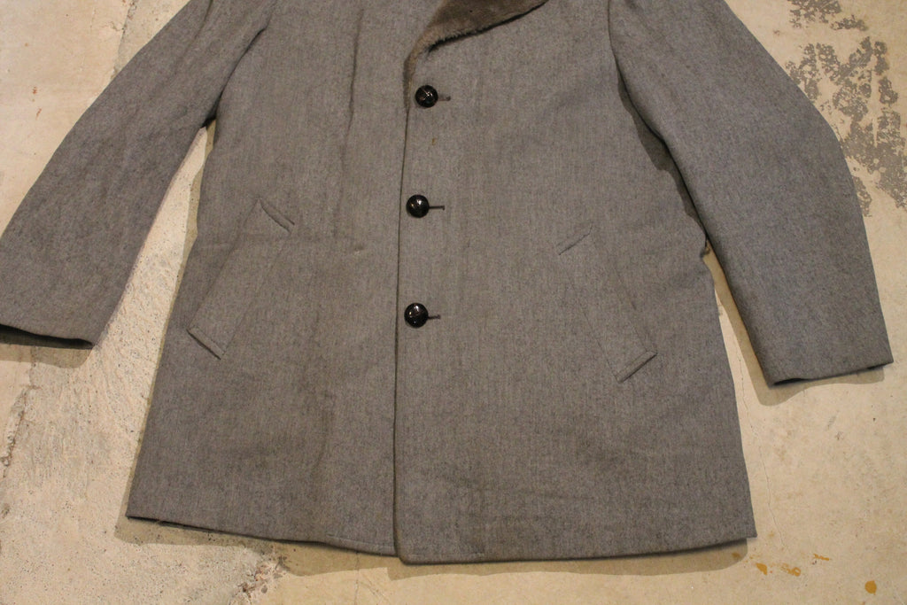 Vintage Pendleton 100% Wool Fur Collared Coat