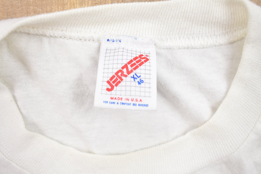 Vintage 1990 Jerzees Youth Unlimited Triathlon Graphic T Shirt
