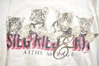 Vintage 1990s Siegfried & Roy At The Mirage Crewneck Sweatshirt Made In USA