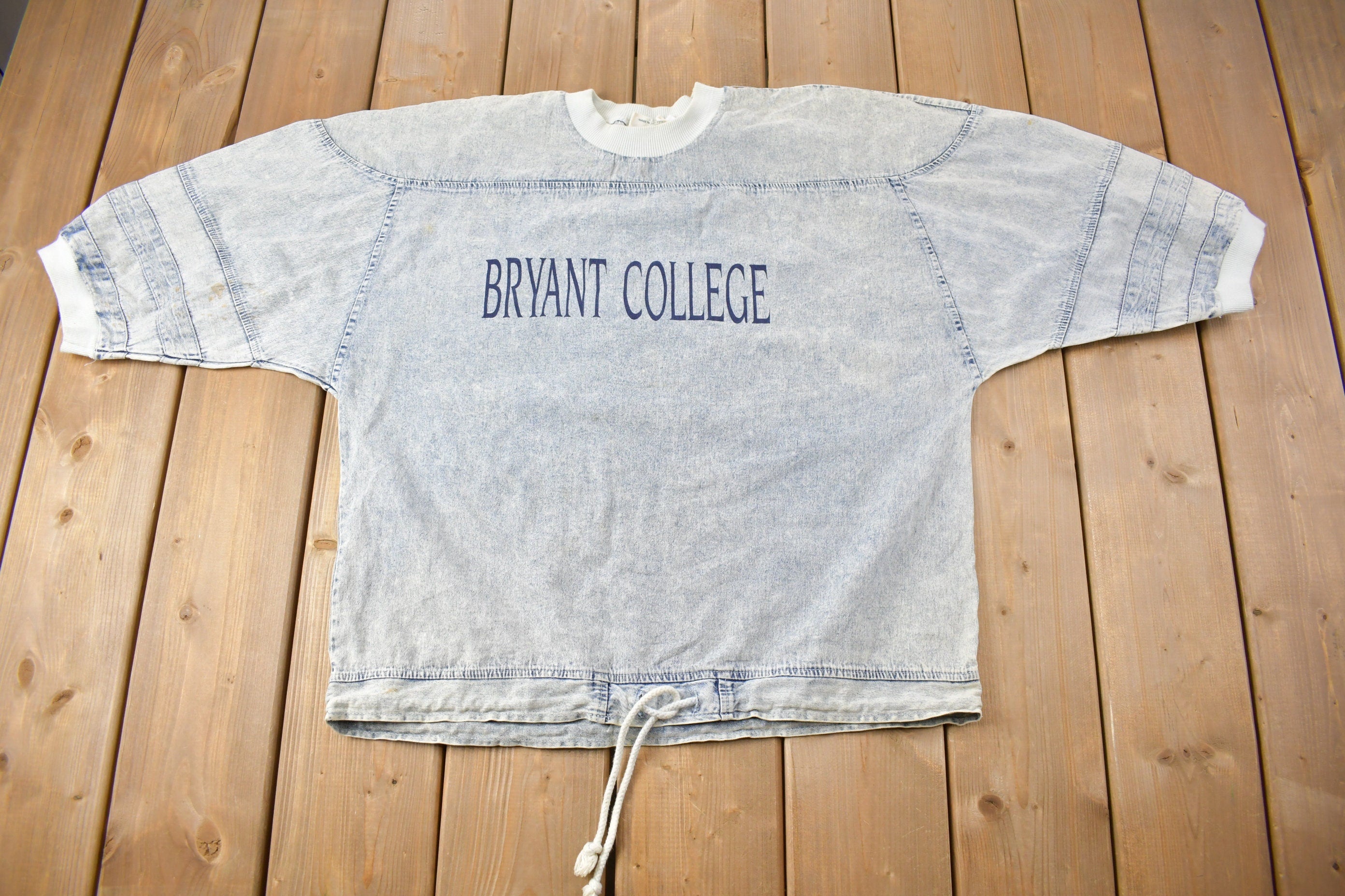 Vintage 1990s Bryant College Denim Heavyweight Shirt