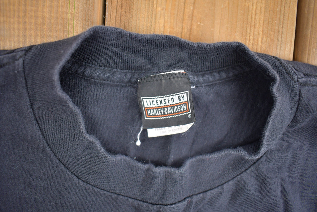 Vintage 1990s Harley Davidson Motorcycles New York Cafe T-Shirt
