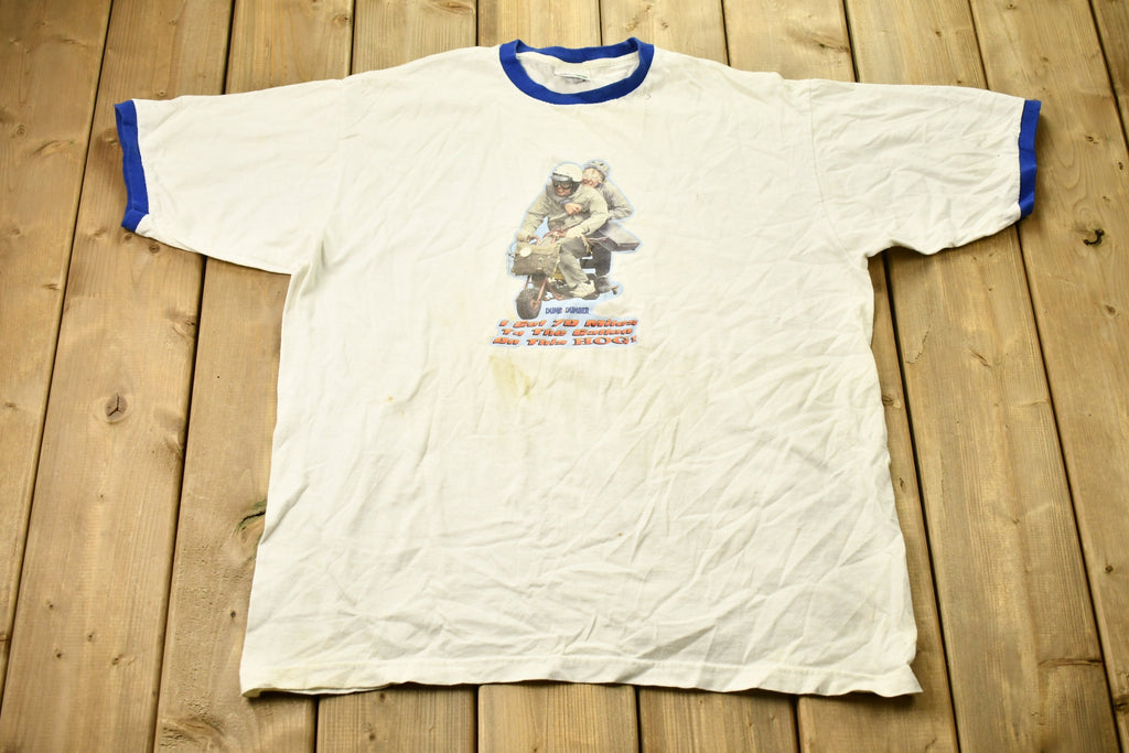 Vintage 1990s Dumb And Dumber Movie Promo Ringer T-shirt  Vintage Movie T Shirt  Made In USA  Rare Vintage  Vintage T-Shirt
