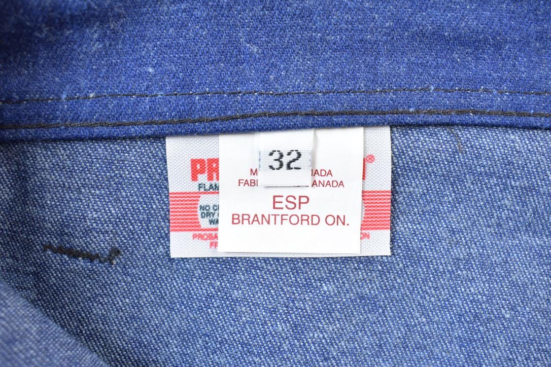 Vintage 1980s Proban FR-7A Fire Proof Work Pants Size 32 X 30