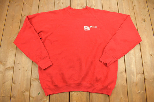 1980s Peco II Crewneck Sweatshirt / 80s Sweater / Vintage Sweatshirt / Pullover Sweatshirt / Made In USA / Texas / Company Sweater