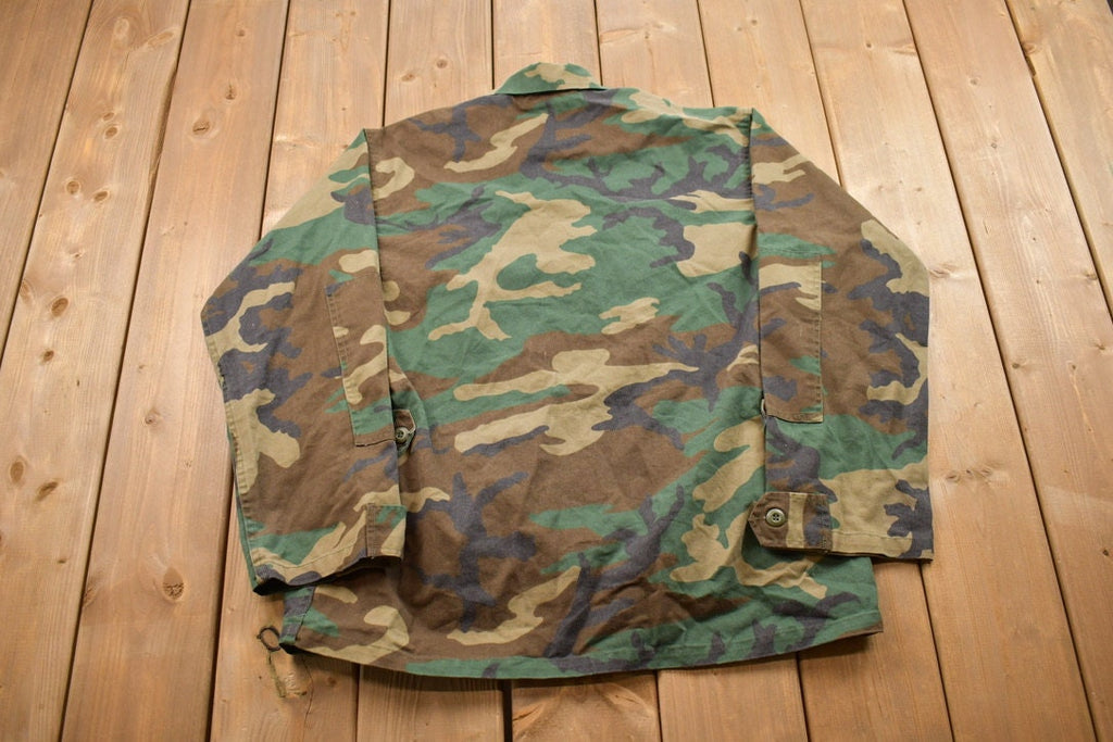 Vintage Military Button Up Shirt