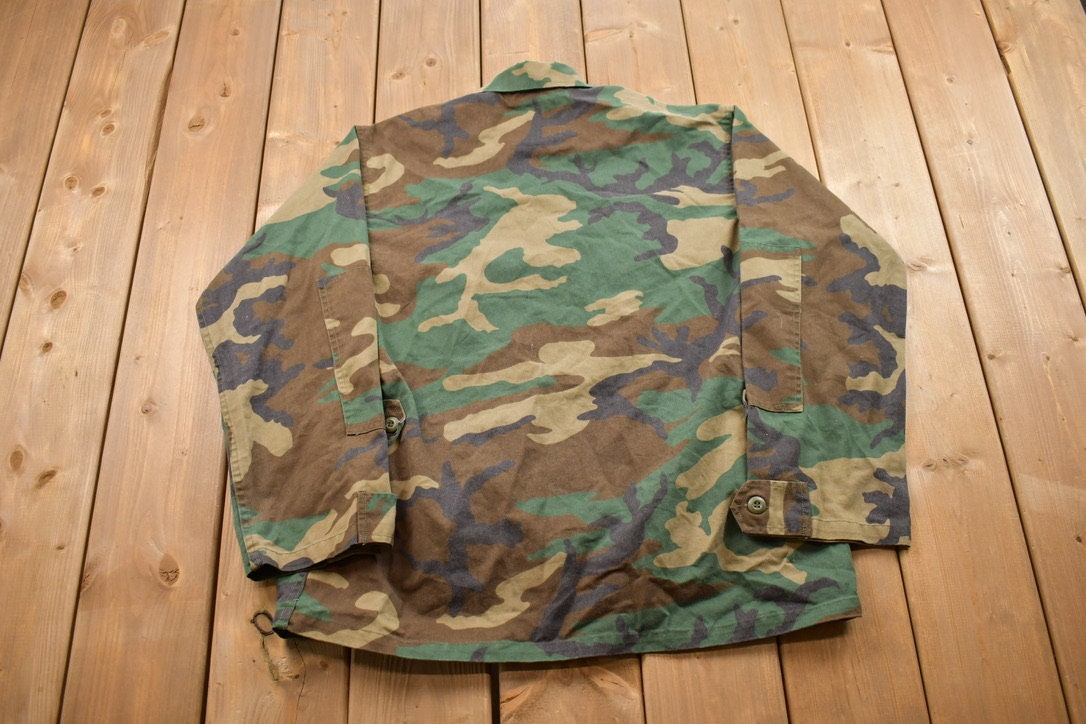 Vintage Military Button Up Shirt