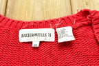 Vintage 1990s Thanksgiving Patchwork Knitted Cardigan Sweater