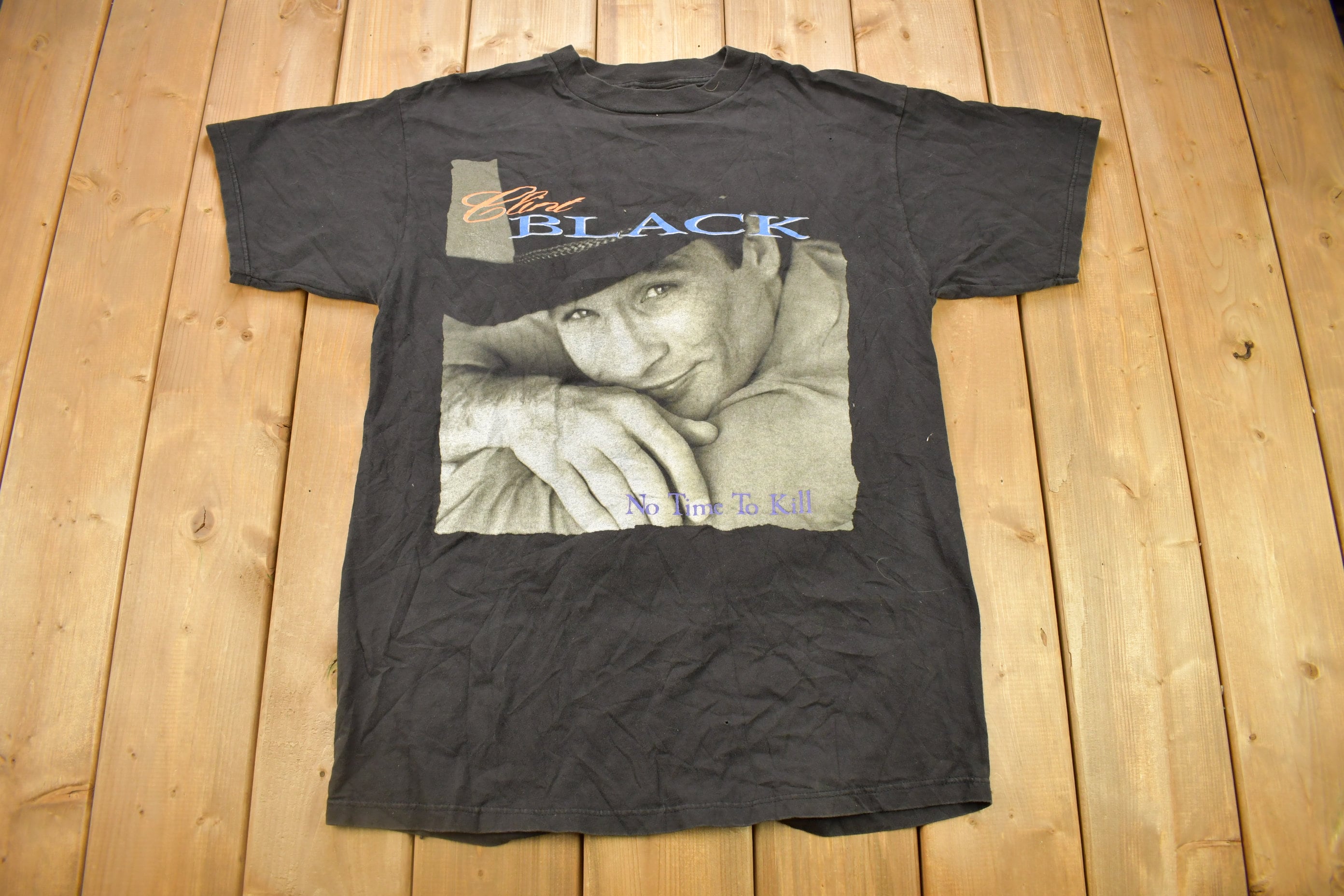 Vintage 1990s Clint Black No Time To Kill Graphic Tee