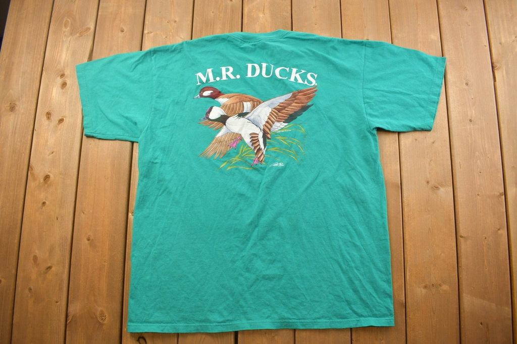 Vintage 2002 M.R. Ducks Graphic T Shirt