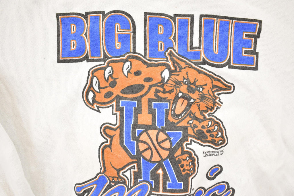 Vintage 1990s University Of Kentucky Big Blue Magic Crewneck Sweater Men's L