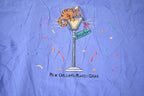 Vintage 1990s Mardi Gras New Orleans Souvenir Single Stitch Travel T Shirt