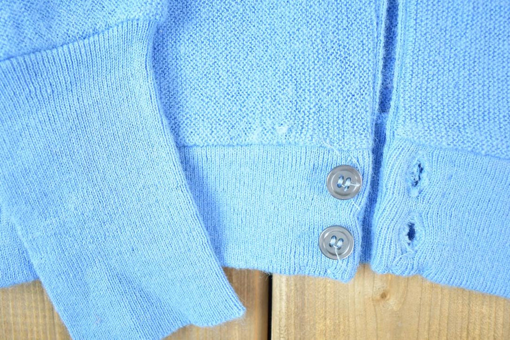 Vintage 1970s Izod Lacoste Knit Cardigan Sweater Men's S