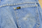 Vintage 1990s LEE Light Washed Distressed Jeans