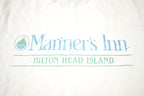 Vintage 1980s Mariners Inn Hilton Head Island Souvenir Travel T-Shirt Made In USA