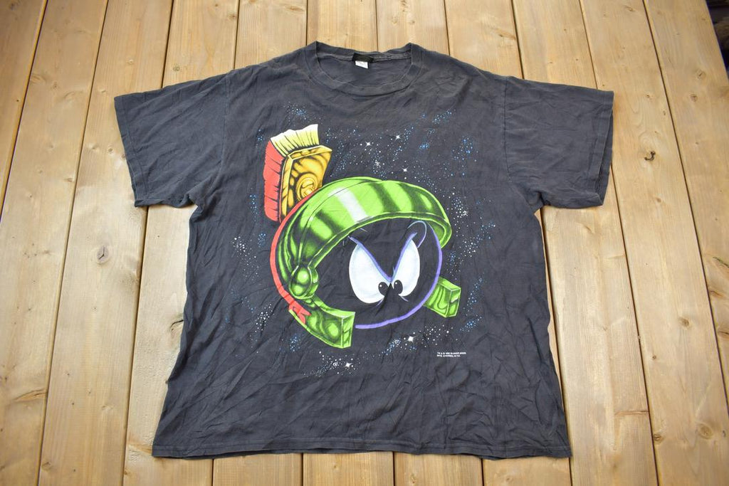 Vintage 1996 Marvin The Martian Looney Tunes Cartoon T-Shirt