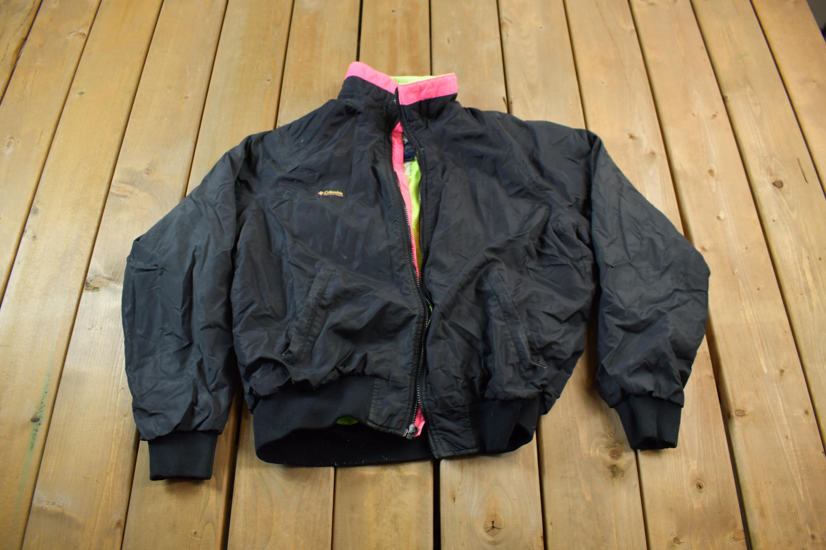 Vintage 1980s Columbia Sportswear Fleece Lined Jacket