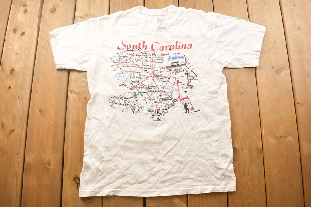 Vintage 1990s South Carolina Travel T-Shirt