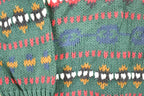 Vintage 1990s Gulf Traders Chunky Knit Holiday Crewneck Sweater Mens M