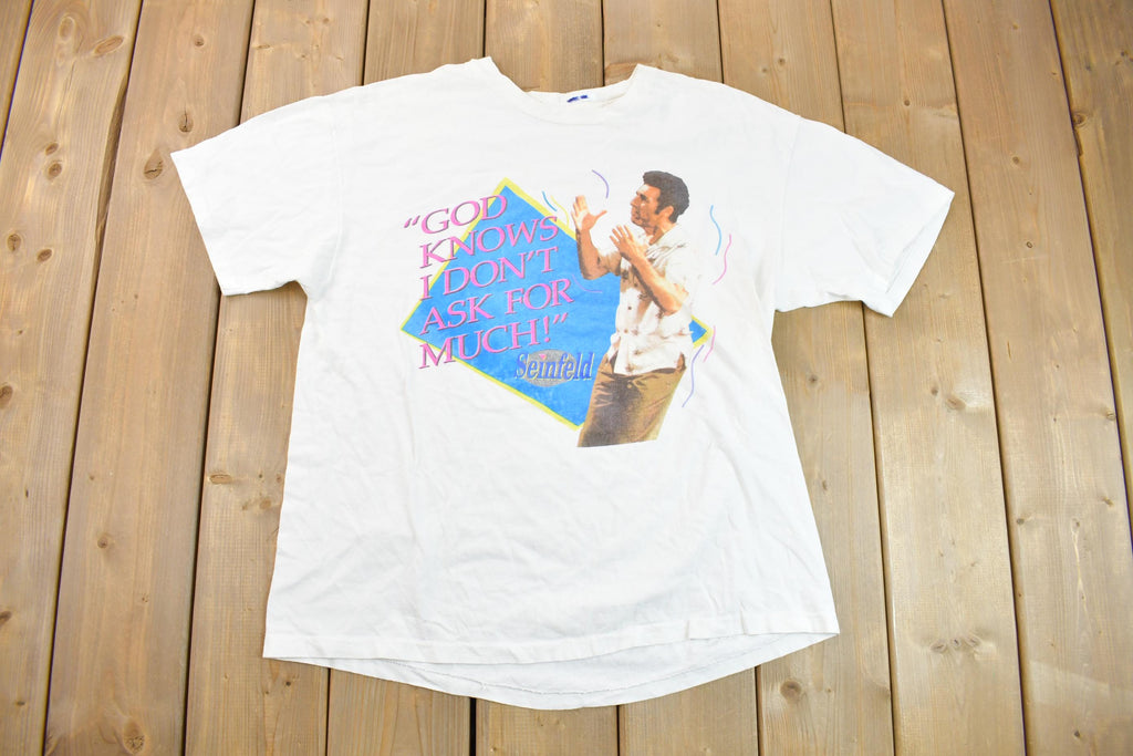 Vintage 1990s Kramer Seinfeld Graphic T Shirt / Vintage T Shirt / Seinfeld T Shirt / Graphic Tee / Made In USA