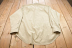 Vintage 1990s Ralph Lauren Beige Button Up Shirt