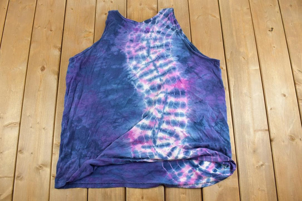 Vintage 1990s Tye Dye Graphic Tank Top