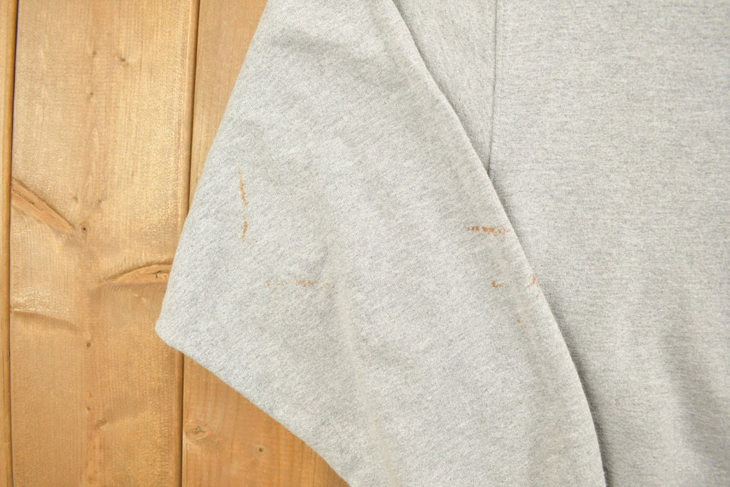 Vintage 1990s Champion Blank Grey Crewneck Sweatshirt