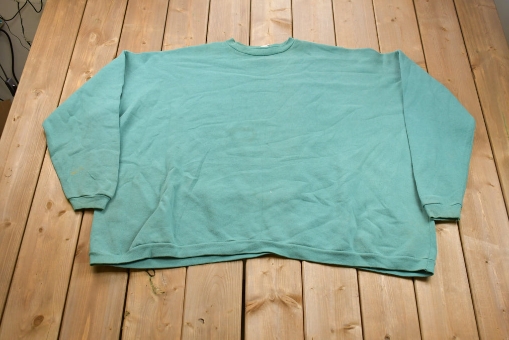 Vintage 1990s Large Size Blank Crewneck Sweatshirt