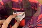 Vintage 1960s Champion Button Up Plaid Flannel Trucker Shirt Men's Small