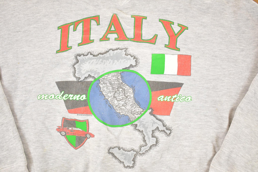 Vintage 1990s Italy Souvenir Crewneck Sweatshirt Men's L