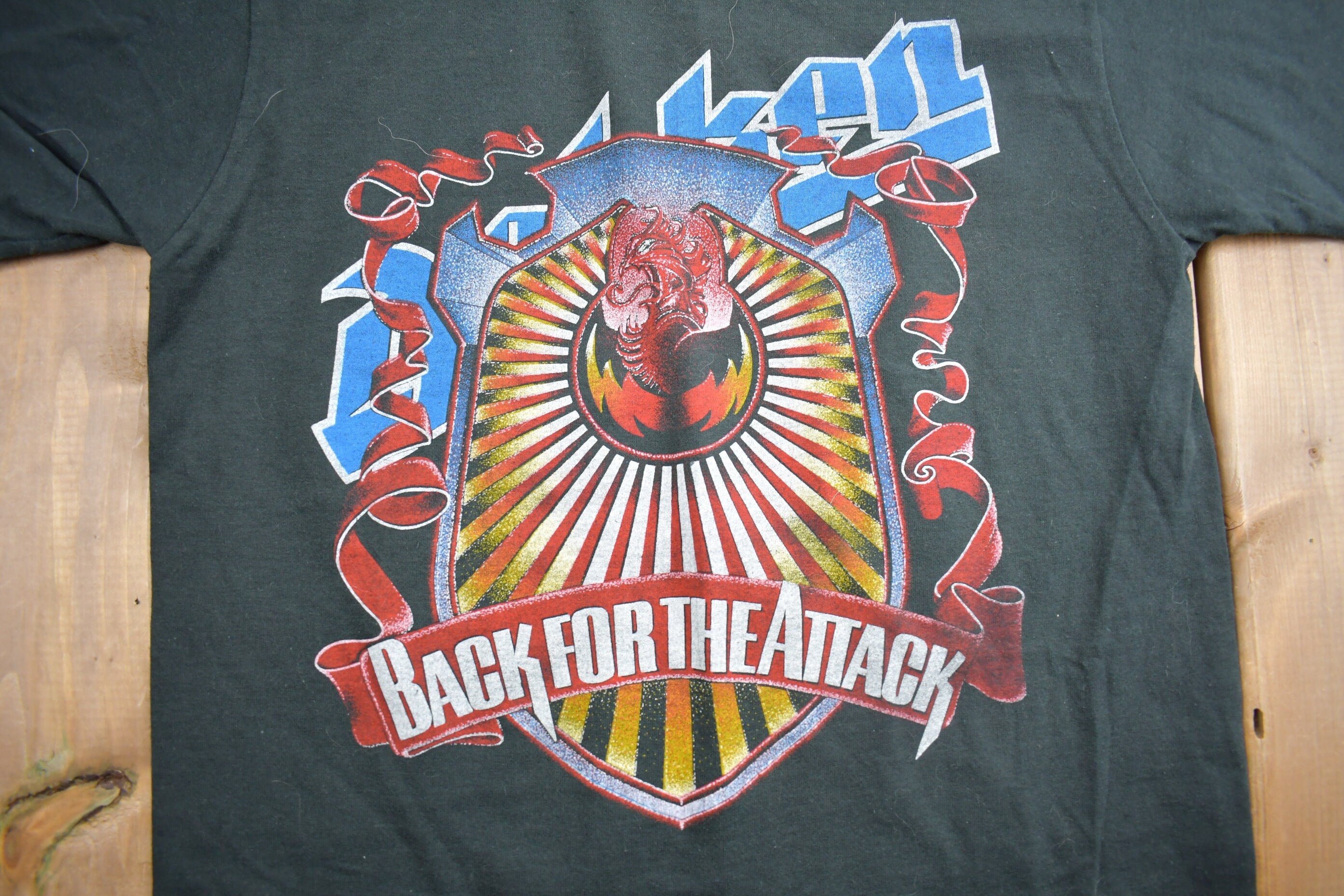Vintage 1987 Dokken Back For The Attack Tour Band T-Shirt