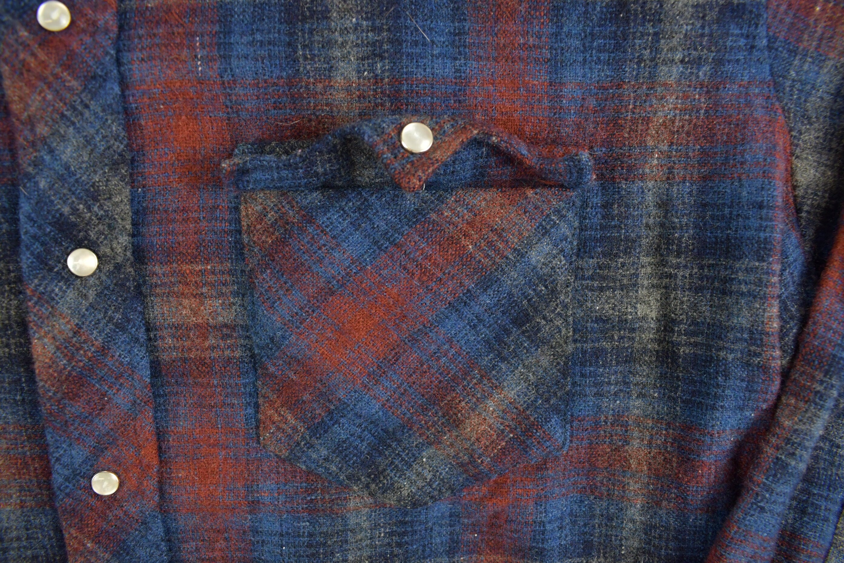 Vintage 1990s Karman Flannel Button Up Western Shirt